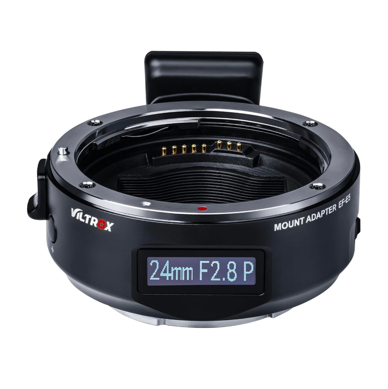 Adaptador de lente VILTROX EF-E5 para montura E de Sony, anillo de montaje de lente de enfoque automático con pantalla OLED compatible