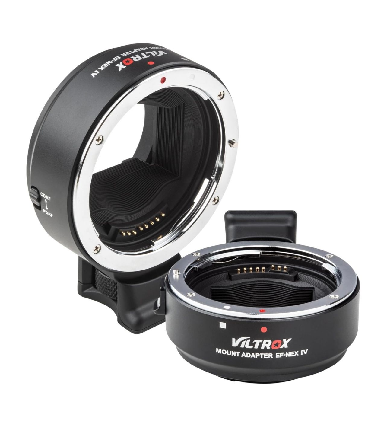 Adaptador de lente VILTROX EF-NEX IV, anillo de control de conversión automática de lente de anillo de montura EF a E con enfoque automático
