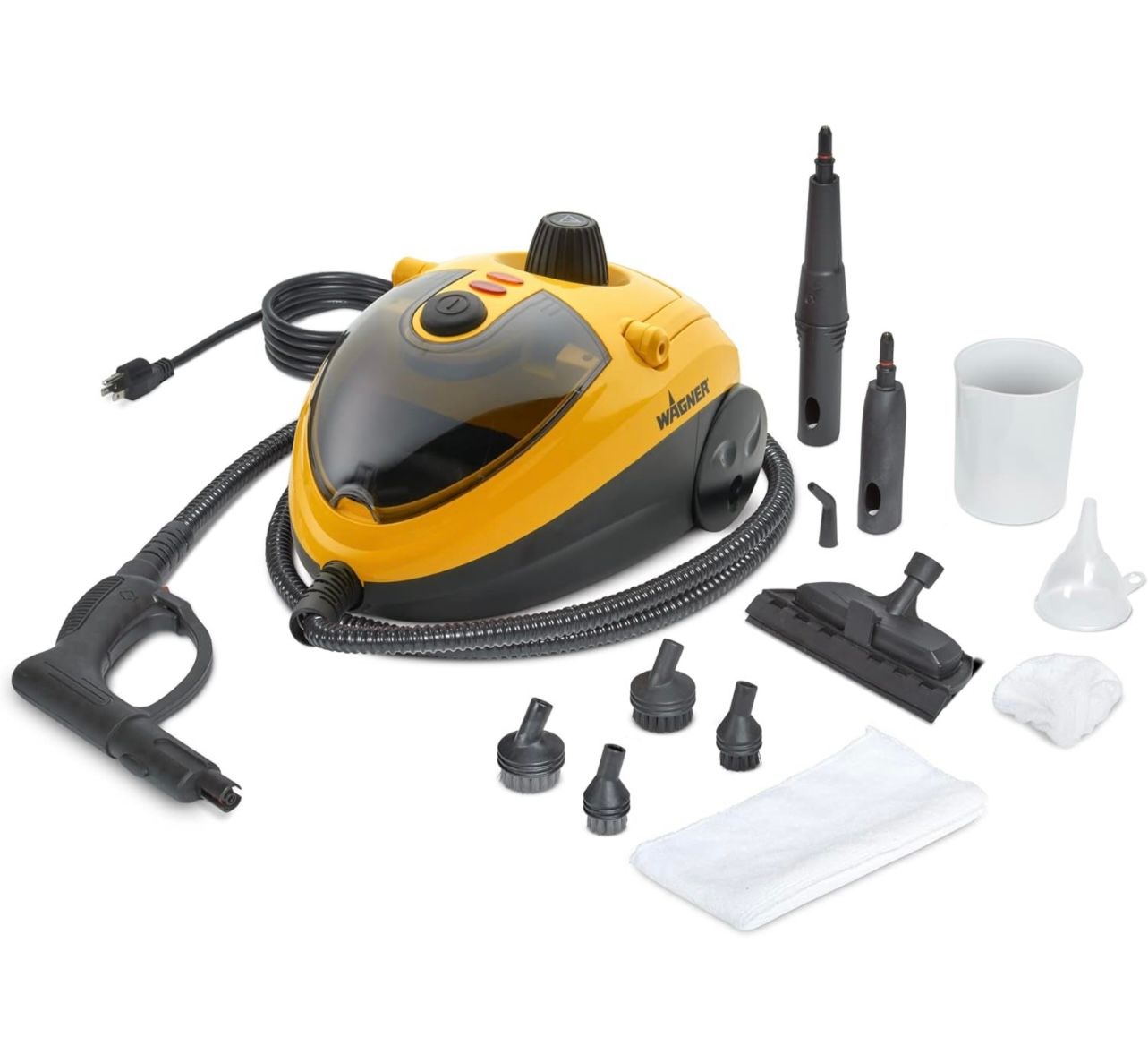 Wagner Spraytech AutoRight Limpiador a vapor multiusos, 12 accesorios incluidos, vaporizador potente para limpieza