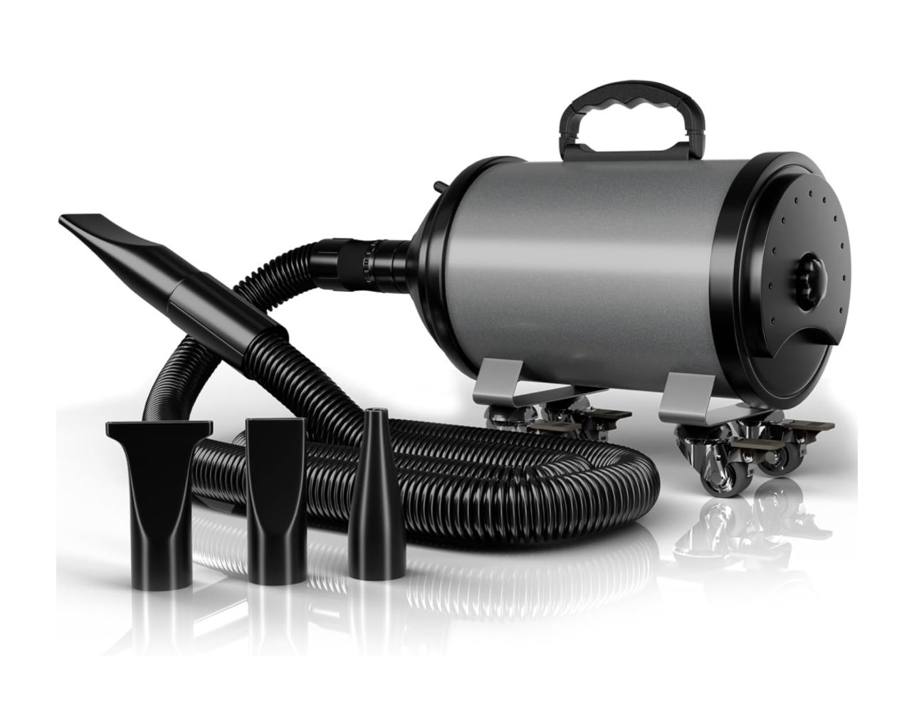 Secador de coche con soplador de aire, secador de coche con flujo de aire ajustable de 2 velocidades, soplador de coche para secar con manguera flexible de 16 pies, soplador de aire para detalles con