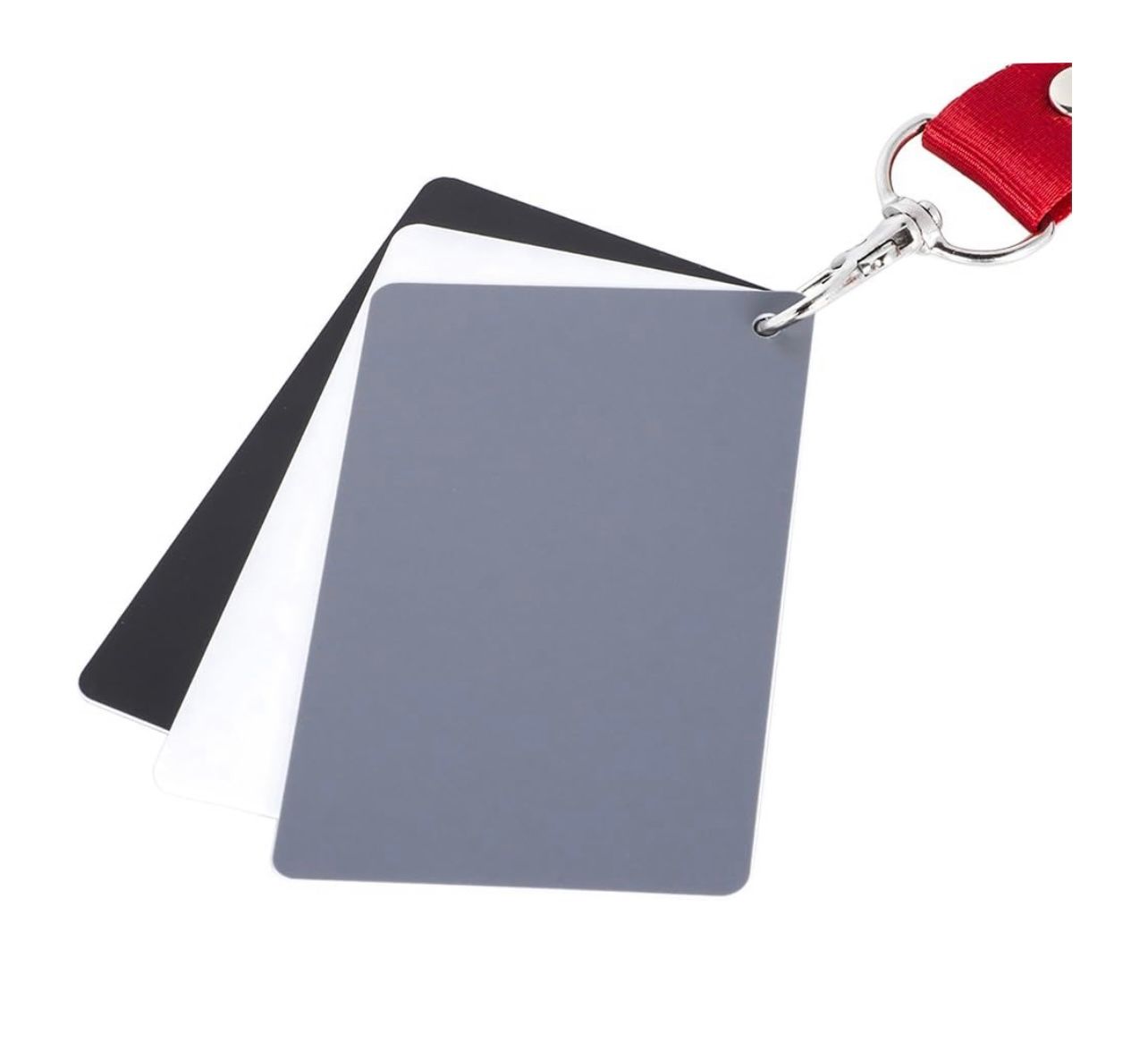 Tarjetas grises de balance de blancos Tarjetas grises de 18 % Calibración de color personalizada Comprobador de cámara DSLR/SLR/Evil para fotografía digital y video (3,35&quot; X 2,2&quot;)