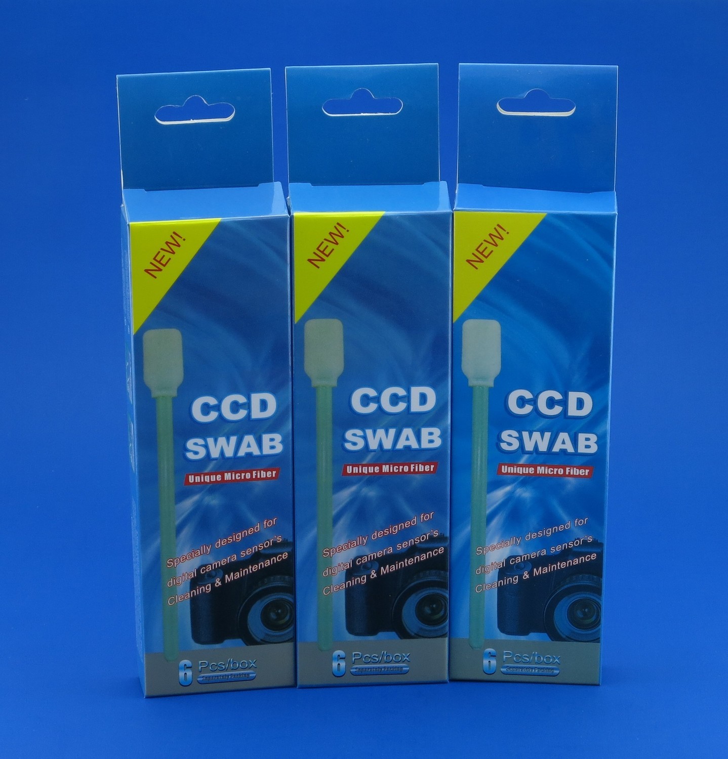 CCD Swab para limpiar sensor de cámara. 6 unid - caja