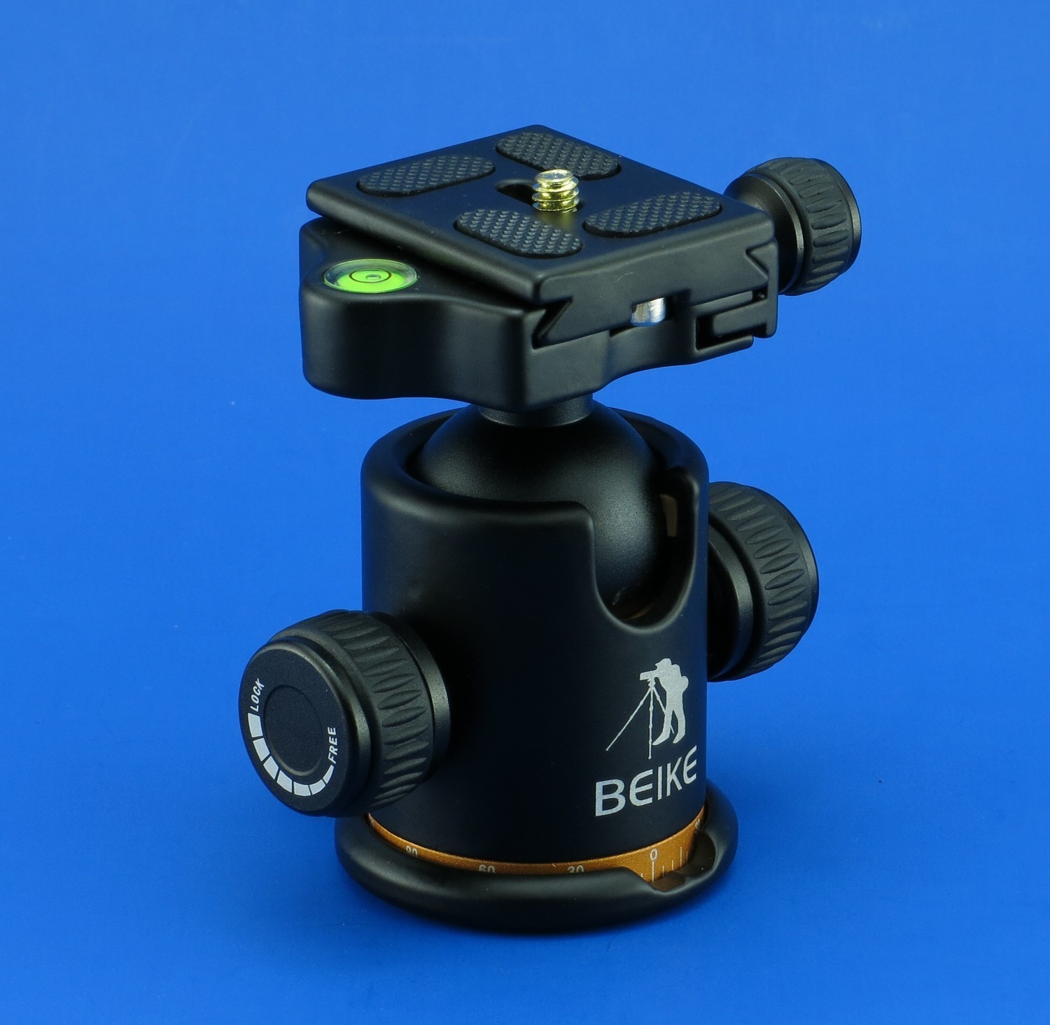 BEIKE BK-03 Camera Tripod Ball Head Ballhead with Quick Release Plate 1/4&quot; Screw