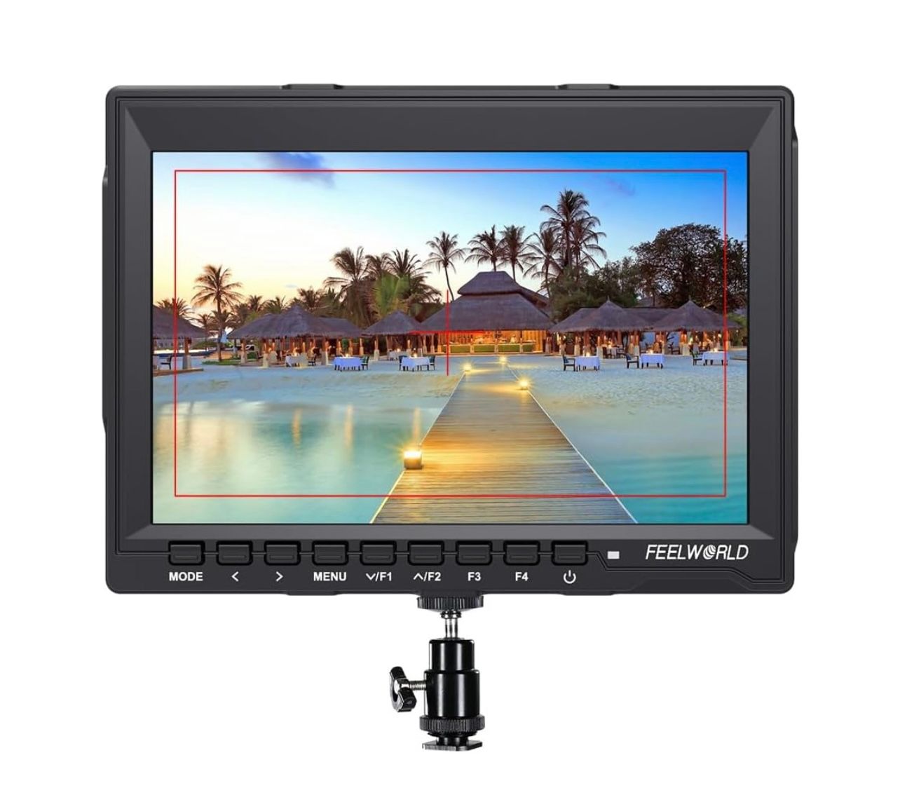 Monitor de cámara FEELWORLD FW759 de 7” HD 1280x800 Pantalla LCD IPS de video de campo Relación de contraste alta de 1200:1 para cámara fija