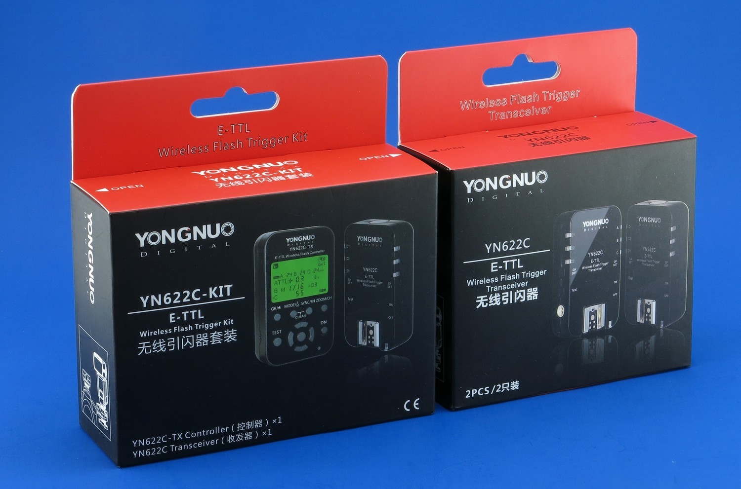 Yongnuo 1pc YN-622C-TX + 3pcs YN-622C i-TTL Wireless Flash Controller Wireless Flash Trigger Transceiver For Canon
