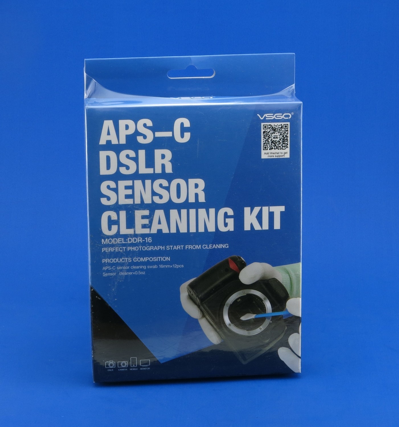 VSGO APS-C DSLR censor cleaning set. 12 unidades +liquido especial