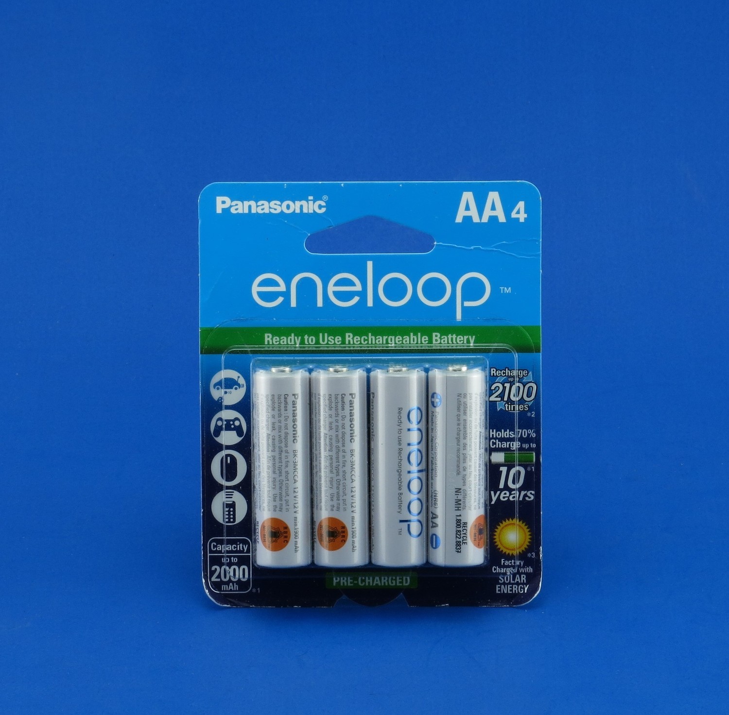 4 baterias AA recargable  Eneloop