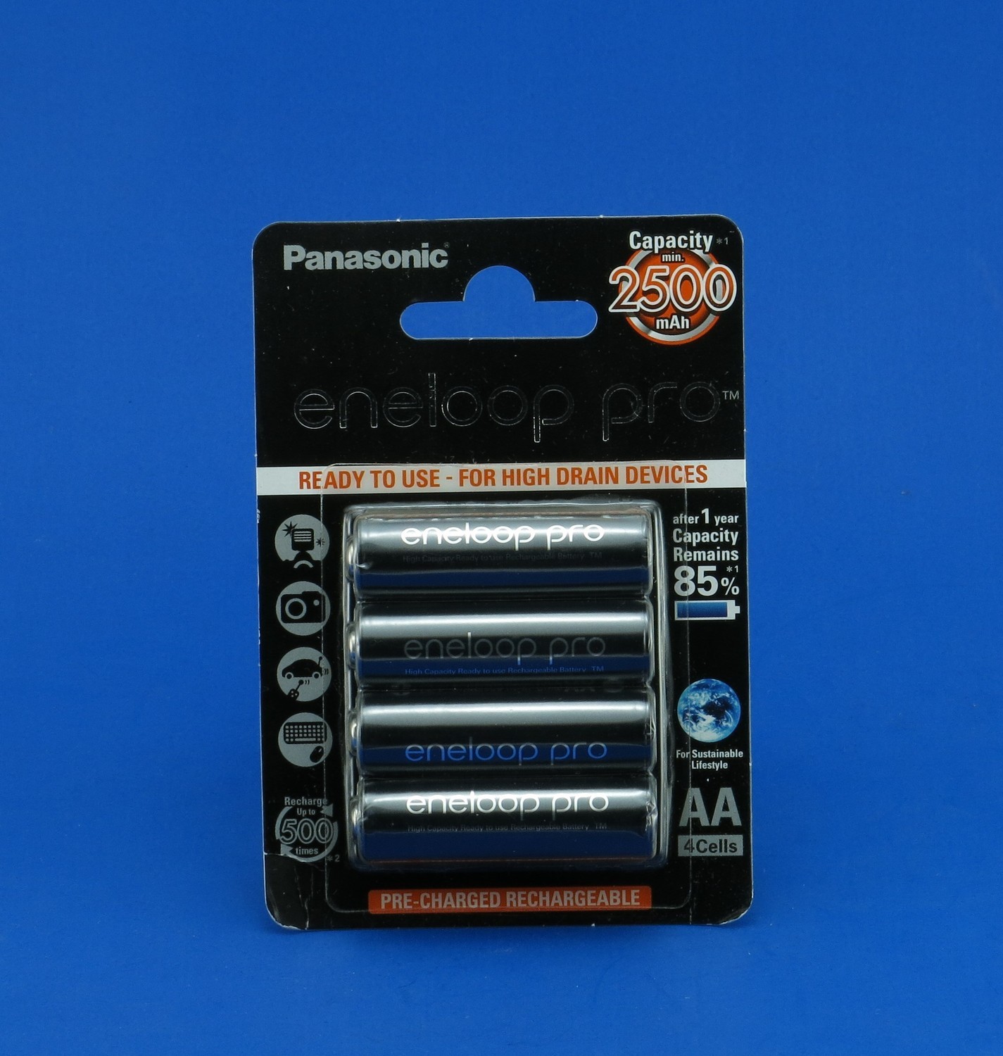 4 baterias AA recargable  Eneloop Pro