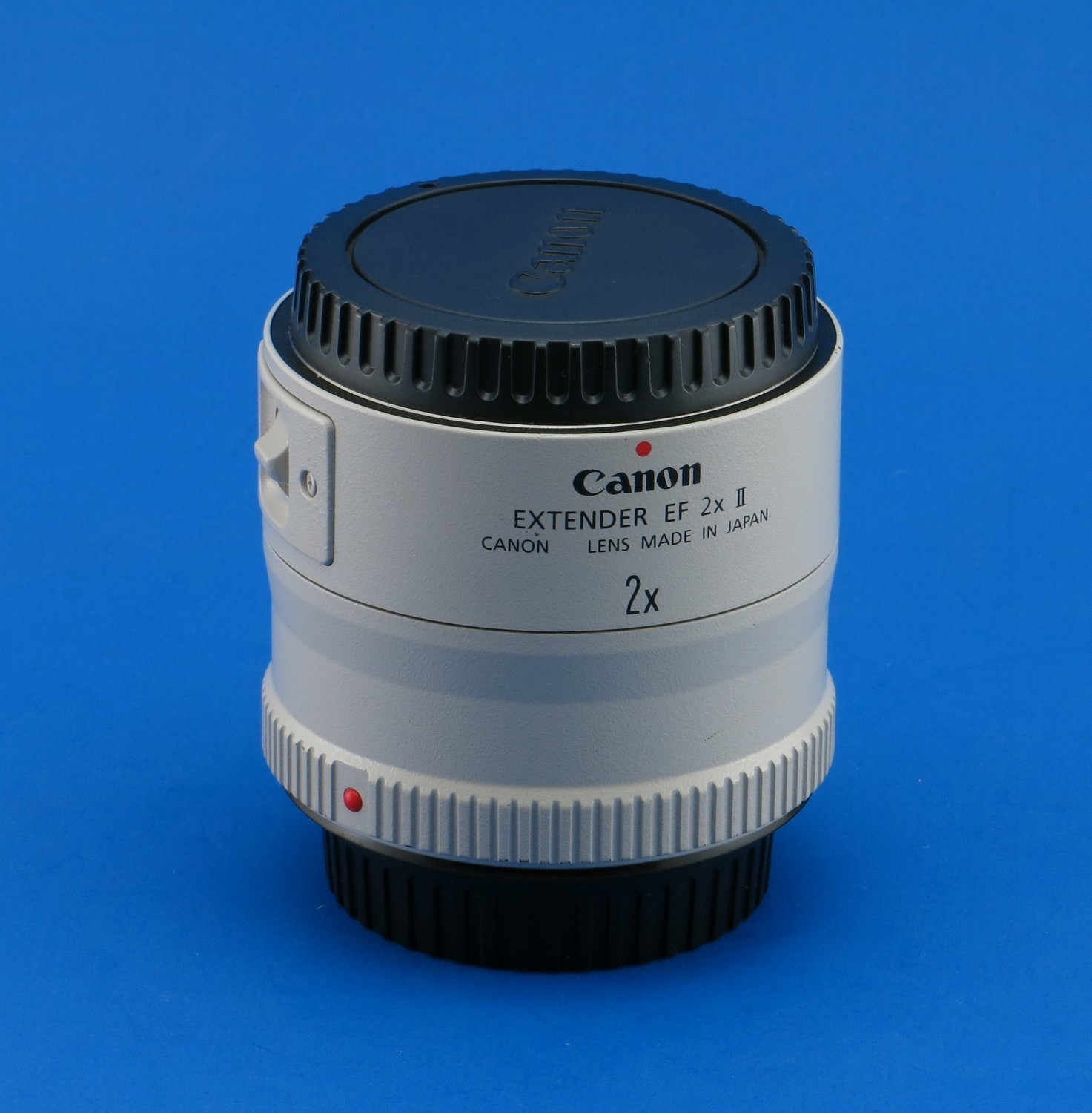 Canon EF 2x II - Adaptador para objetivos de cámaras Canon EF, color blanco