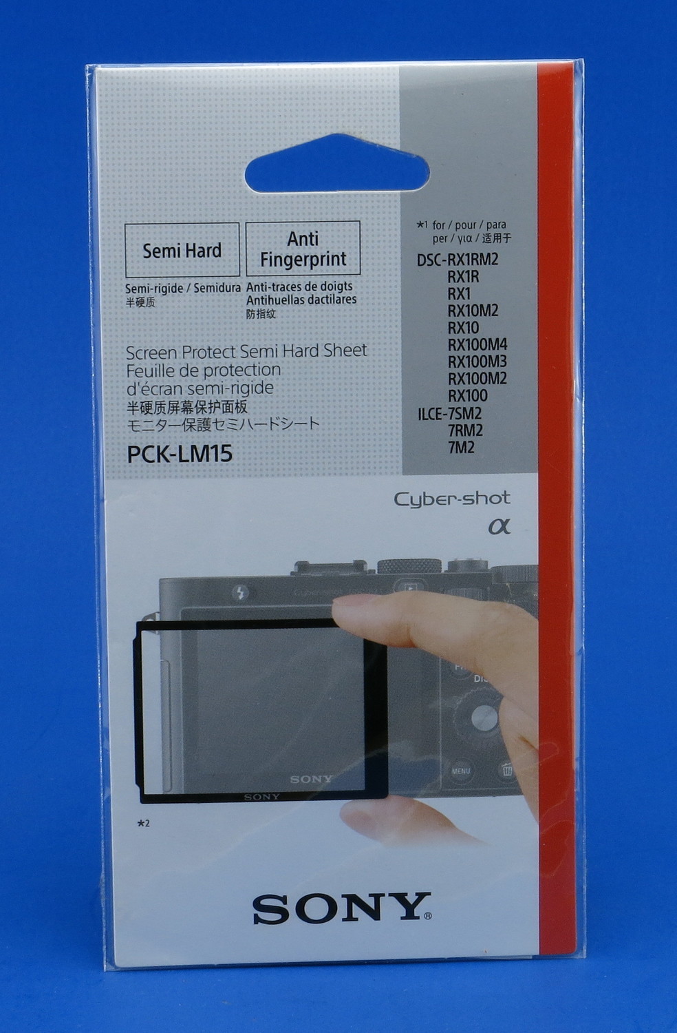 Sony PCKLM15 LCD Protector for DSC-RX1 (Black)