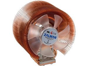 Disipador y Ventilador con LED Azul Zalman CNPS 9700 LED, soporta Socket 1156, 1155, 775, FM2, FM1, AM3+, AM3, AM2+ y AM2.