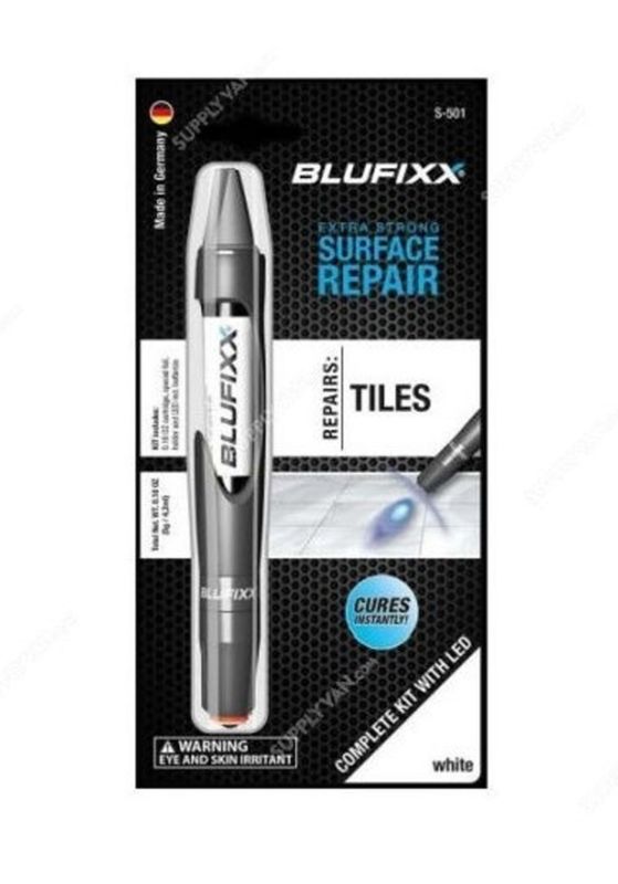 Kit de bolígrafo de gel para reparación de LED Blufixx, S-501, 5 g, blanco