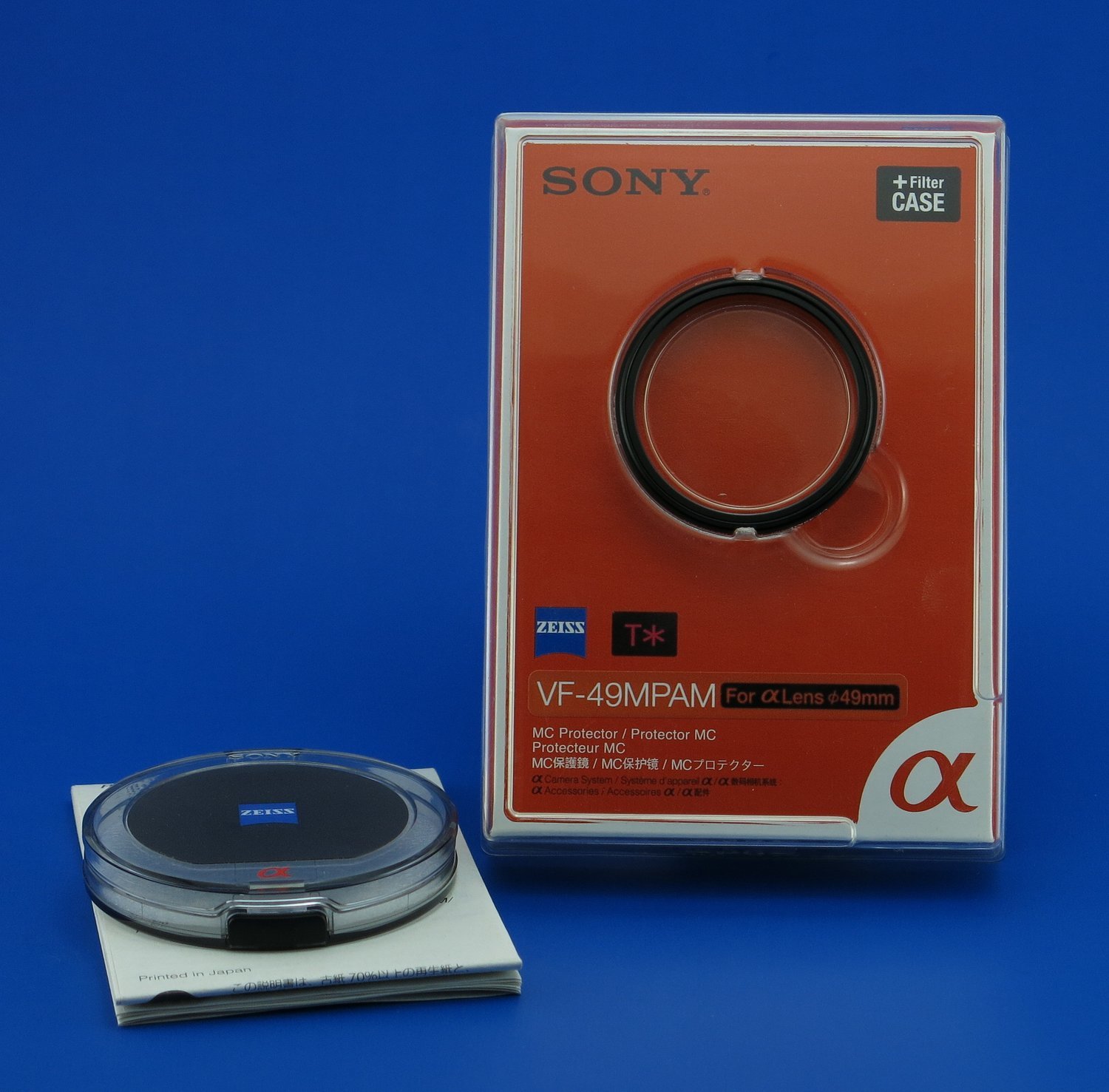 Zeiss 49mm T* UV Filter + case