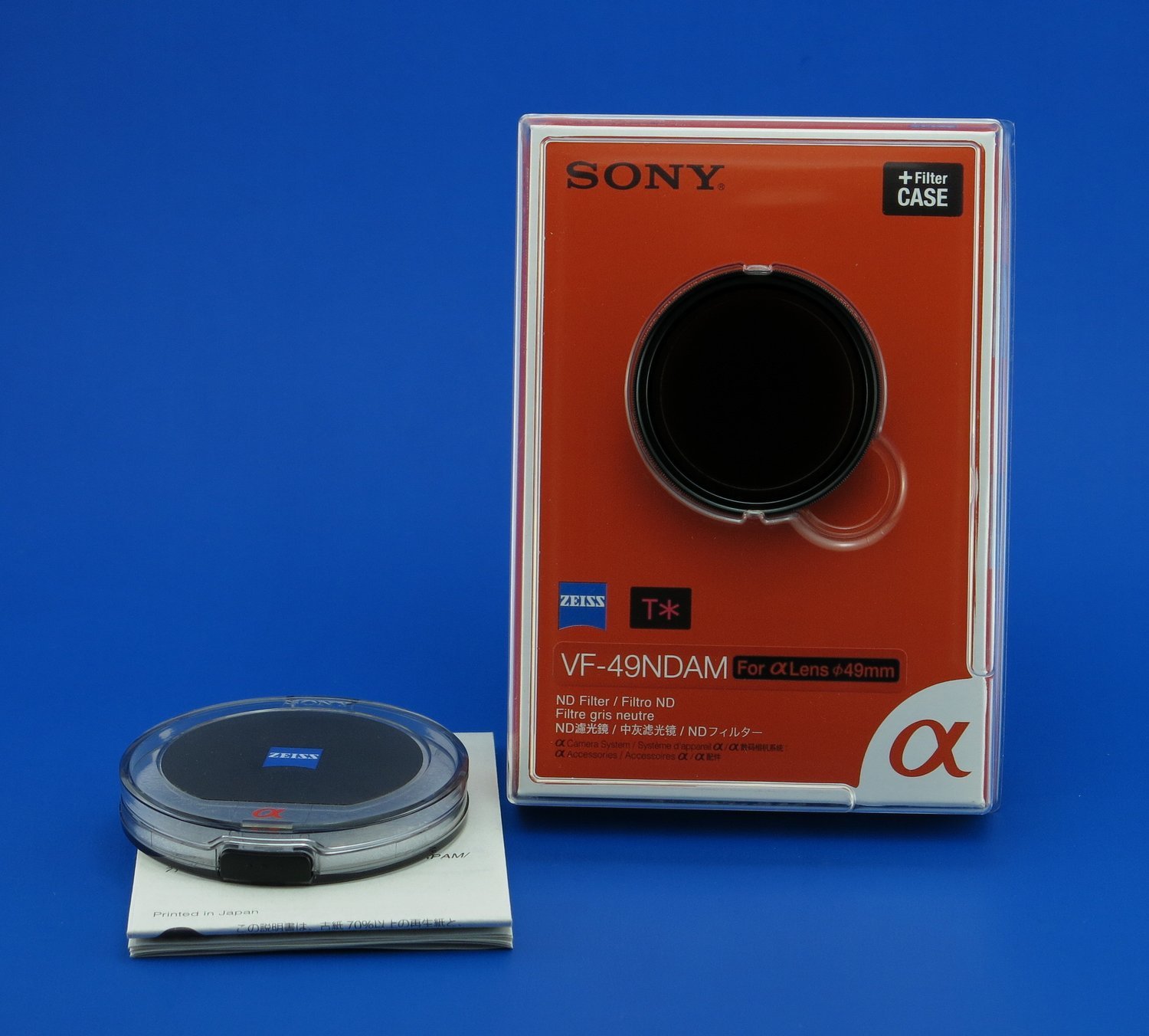 Zeiss 49mm T* ND Filter + case