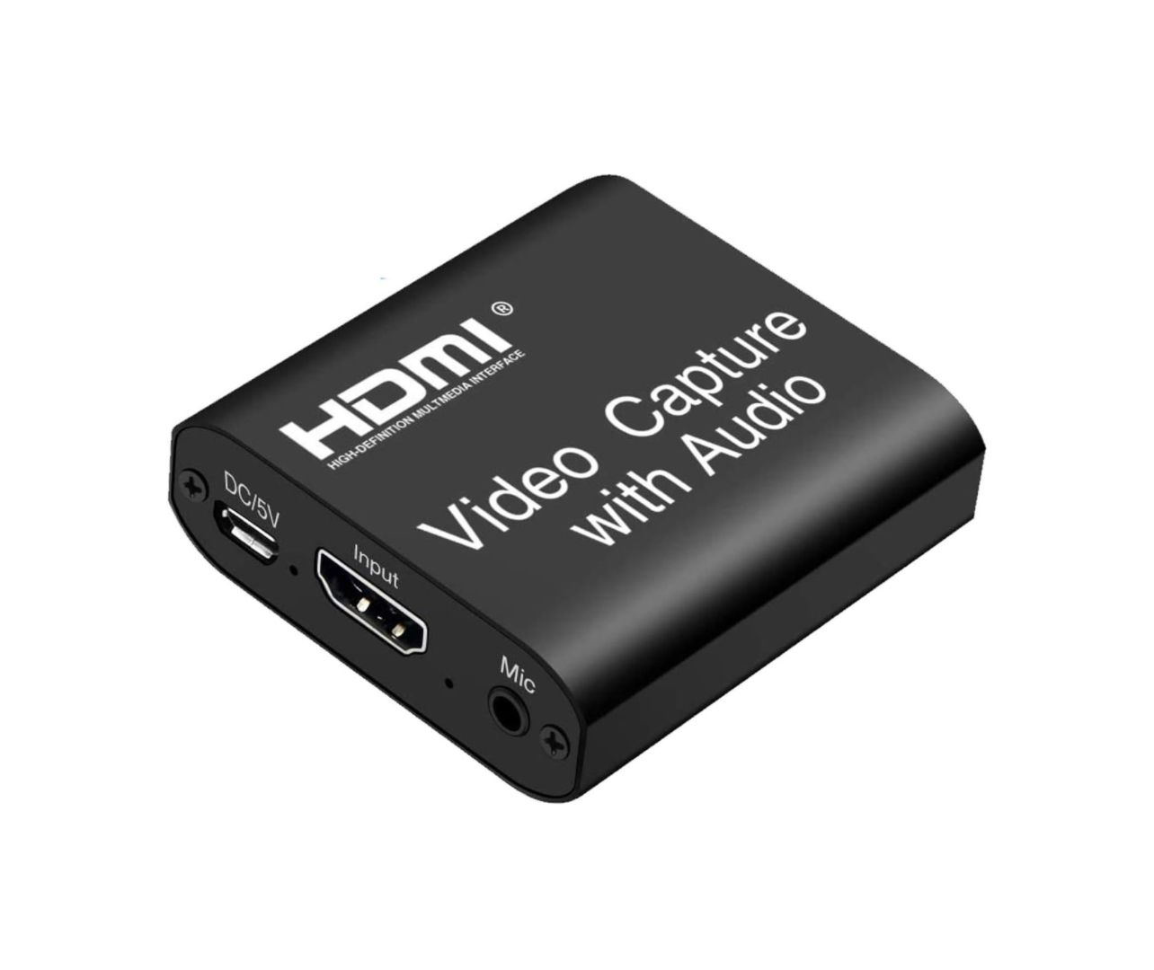 Tarjeta de captura de video con salida de bucle, HDMI USB 2.0 4K HD 1080P 60FPS, grabadora de audio y video para juegos y transmisión en vivo