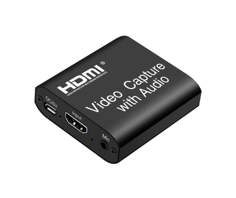 Tarjeta de captura de video con salida de bucle, HDMI USB 2.0 4K HD 1080P 60FPS, grabadora de audio y video para juegos y transmisión en vivo