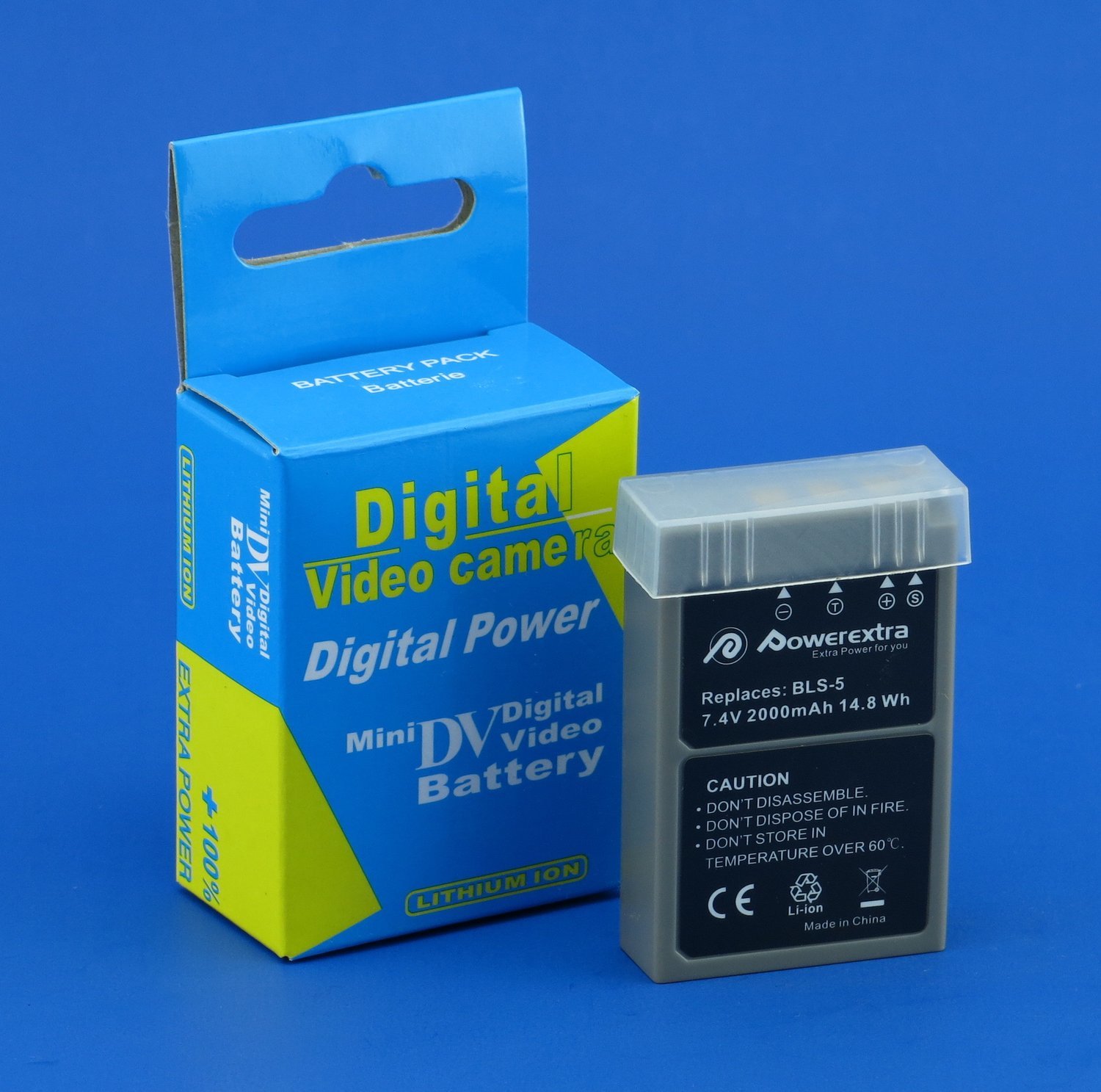 Powerextra Battery for Olympus BLS-5, BLS-50, PS-BLS5 and Olympus OM-D E-M10, PEN E-PL2, E-PL5, E-PL6, E-PL7, E-PM2, Stylus 1