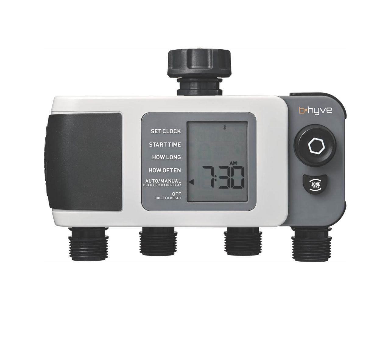 Orbit 24634 B-hyve XD Temporizador Inteligente de Riego para Manguera de 4 Puertos
