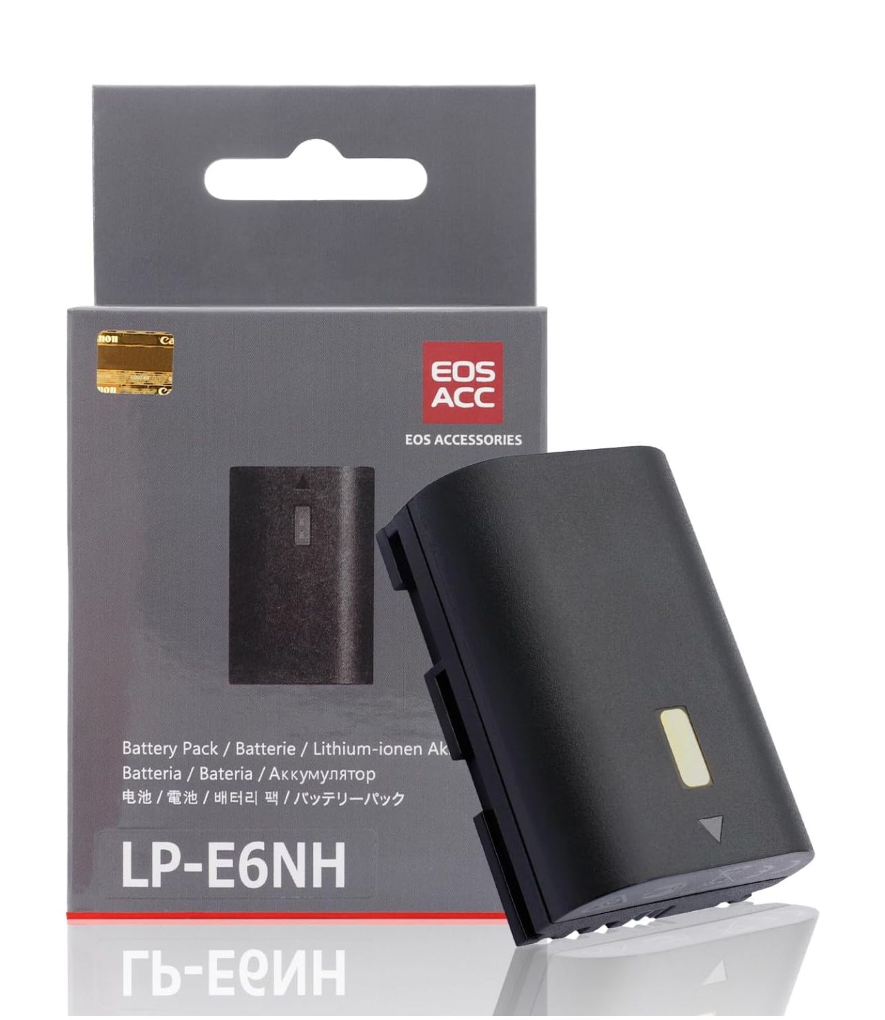 Batería de repuesto LP-E6NH compatible con Canon EOS R, EOS R5, EOS R6, EOS R6 II, EOS R7, EOS 90D, EOS 60D, EOS 70D, EOS 80D, EOS 6D II, EOS 7D, EOS 7D Mark Ii