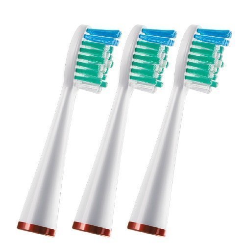 Waterpik SRRB-3W Sensonic Replacement Toothbrushes (Standard Head Size) 3 Count