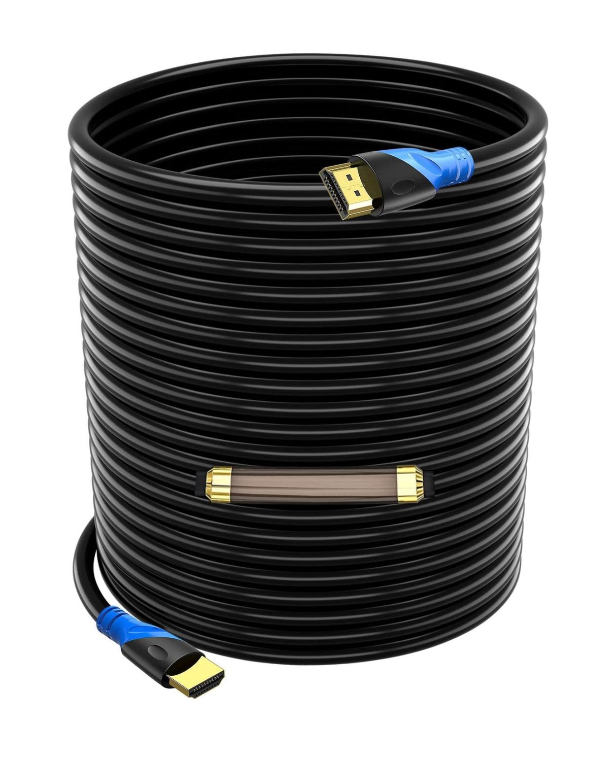 Cable HDMI 4K de 30 metros (HDMI 2.0, 18 Gbps) de ultra alta velocidad, conectores chapados en oro, cable HDMI Ethernet.