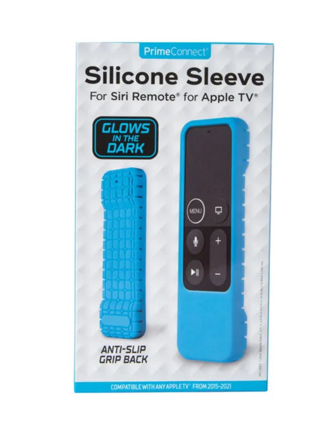 Funda de silicona brillo en la oscuridad para el control remoto Siri de Apple TV - Disponible en azul y verde