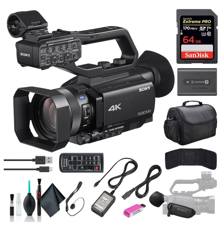 Sony PXW-Z90V 4K HDR XDCAM con AF híbrido rápido Kit completo, Nueva