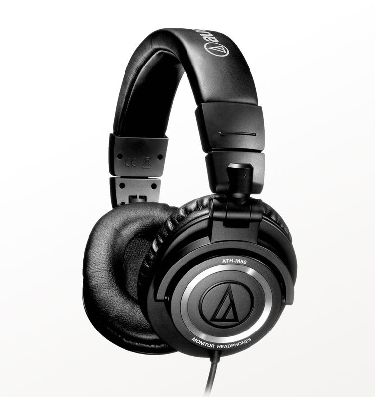 Auriculares profesionales de alta calidad de monitorización para estudio ATH-M50