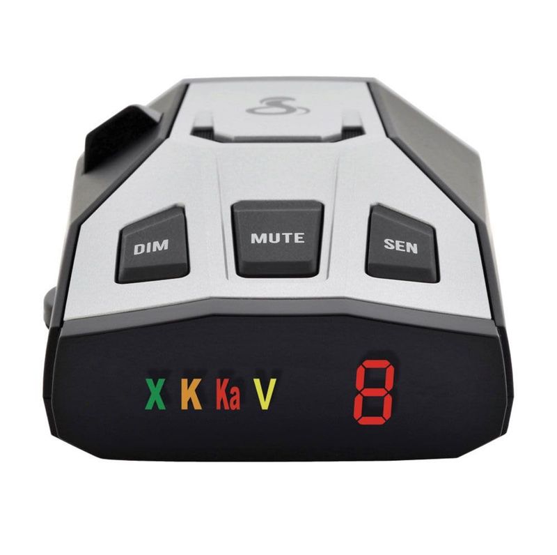Detector de Radar Láser Cobra RAD 350 - Largo Alcance, Filtro de Falsas Alertas, Pantalla OLED, Negro