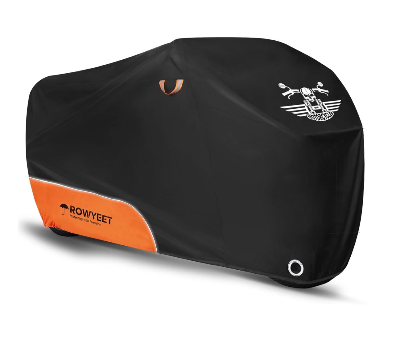 Funda impermeable para motocicleta, para exteriores, con orificios para cerradura, Compatible con motocicletas de hasta 294 cm.