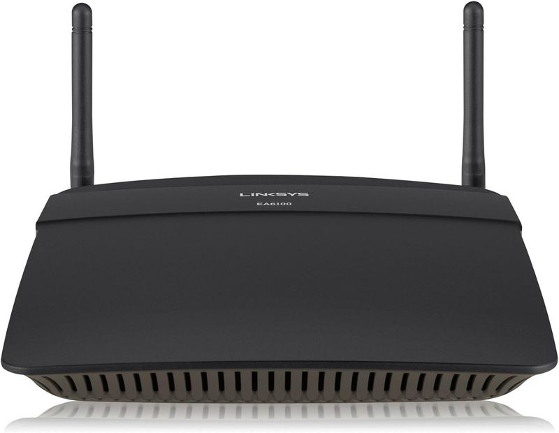 Linksys AC1200 Router inalámbrico Wi-Fi de doble banda+, aplicación Wi-Fi inteligente habilitada para controlar su red desde cualquier lugar (EA6100)