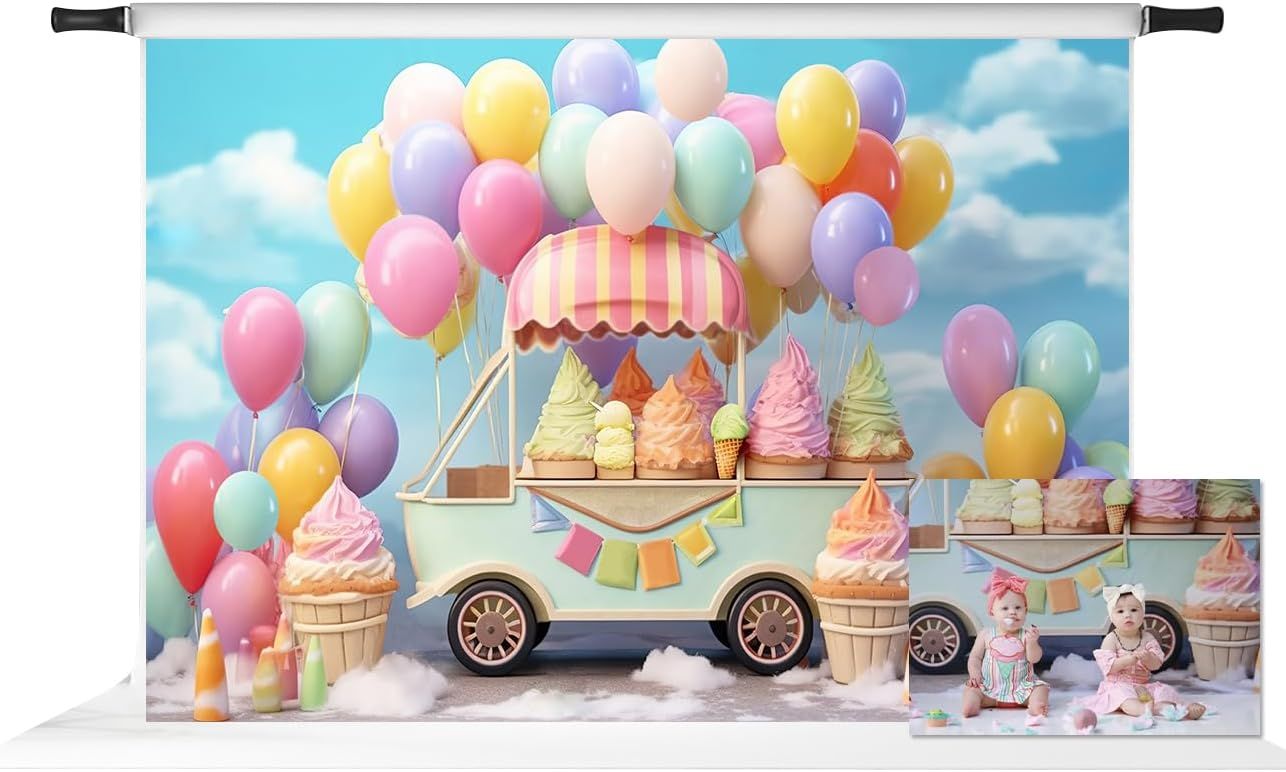 Kate fondo de fiesta de cumpleaños para niños