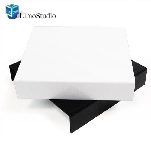 LimoStudio Table Top Black &amp; White Acrylic Reflective Display Table kit for Product Photography