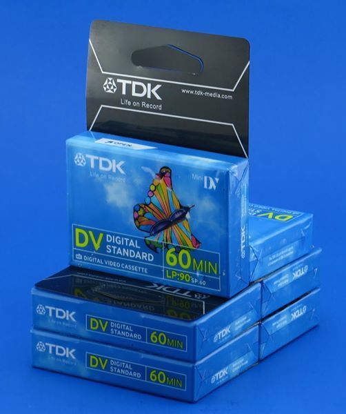 MiniDV casette TDK. Lote 6 unidades