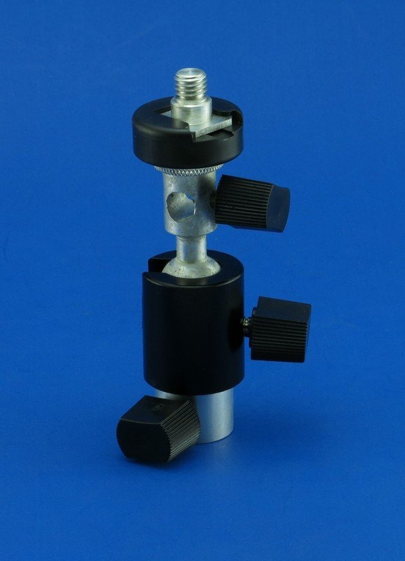 Bracket para flash y  sombrilla. Metal