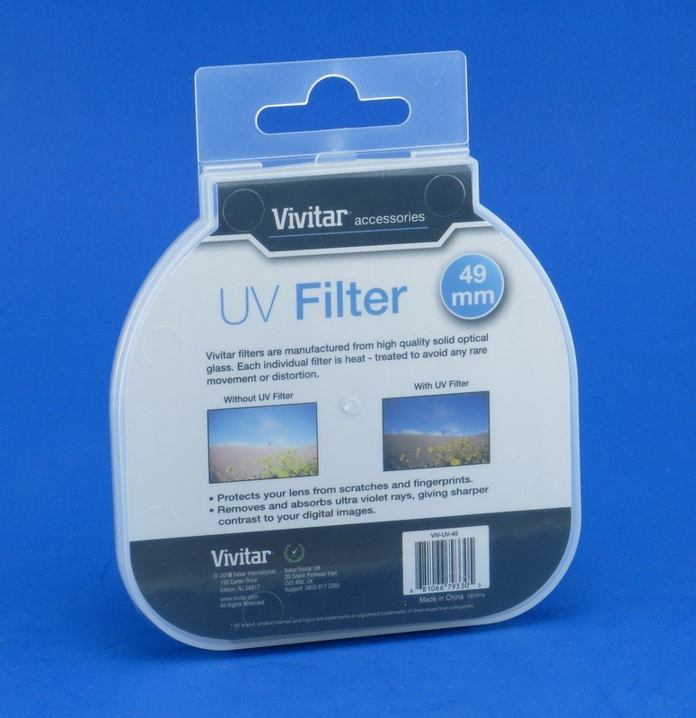 Filtro UV Vivitar 49mm