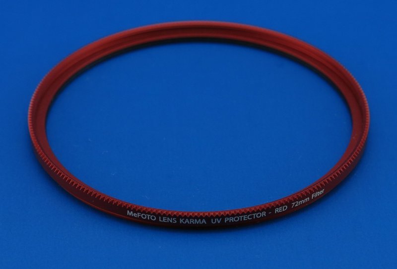 MeFOTO 72mm Lens Karma UV Lens Protector Filter - Red