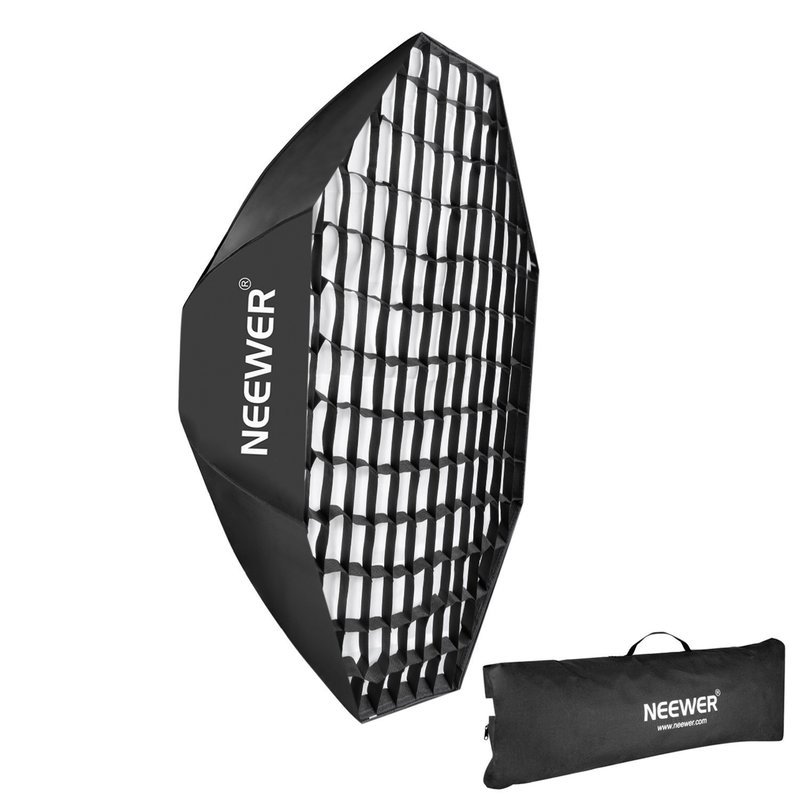 ​Neewer® 47&quot;/120 cm Colmena Octagon Paraguas Softbox Speedlite para Nikon, Canon, Sony, Pentax, Olympus y Panasonic Lumix de luz de flash, con anillo adaptador Bowens)