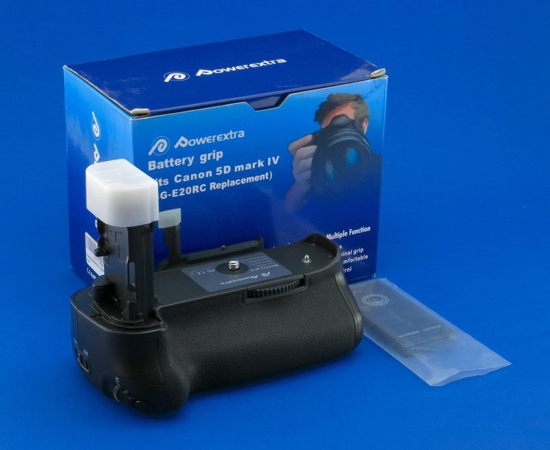 Powerextra bg-e20 battery grip Reemplazo para Canon EOS 5d mark IV Digital SLR Camera Work con la batería LP-E6/LP-E6 N