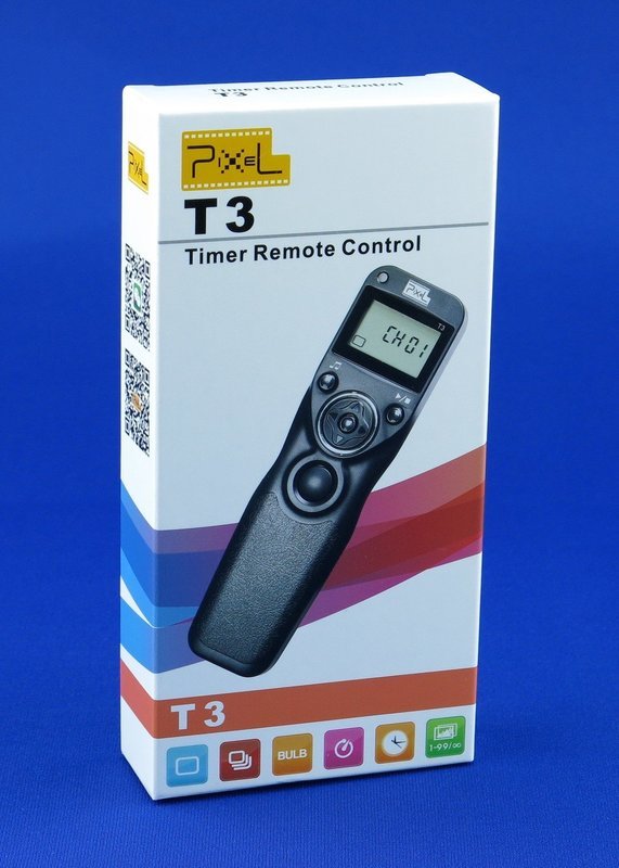 Pixel T3 alámbrico Control disparador remoto con temporizador para Canon: EOS 7D, 5D series, 1D series, 6D, 50D, 40D, 30D, 20D, 10D