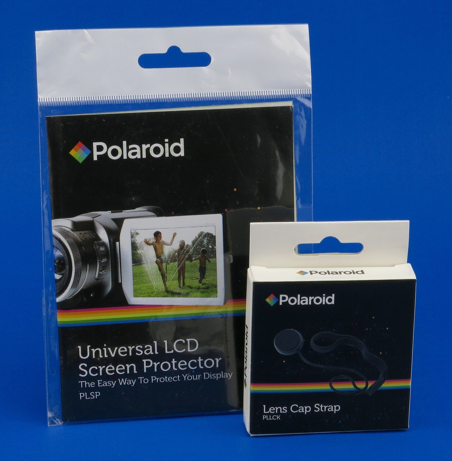 Set para camara Polaroid ( protector de pantalla + lens strap )