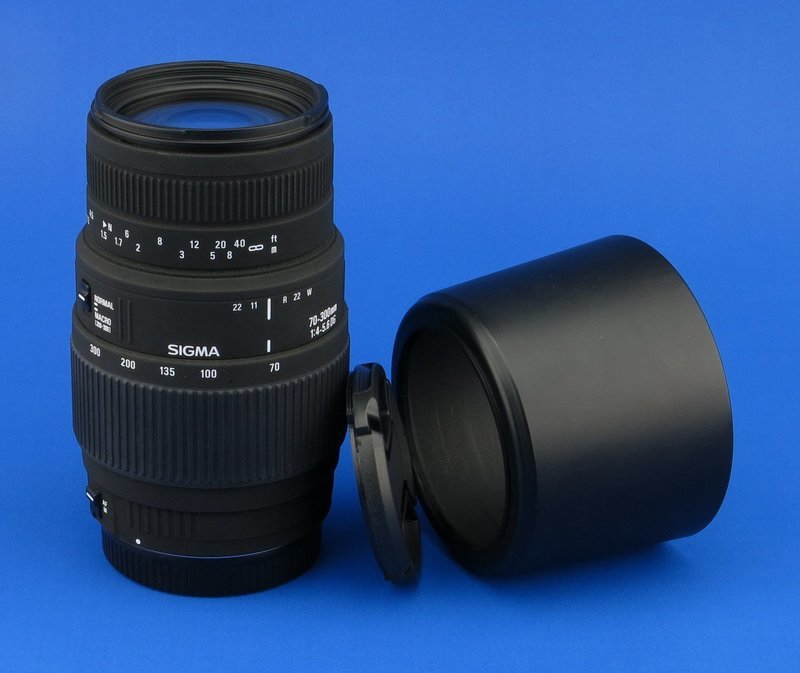 Sigma 70 – 300 mm f/4 – 5.6 DG Macro Zoom Teleobjetivo Lente Cámaras Canon SLR