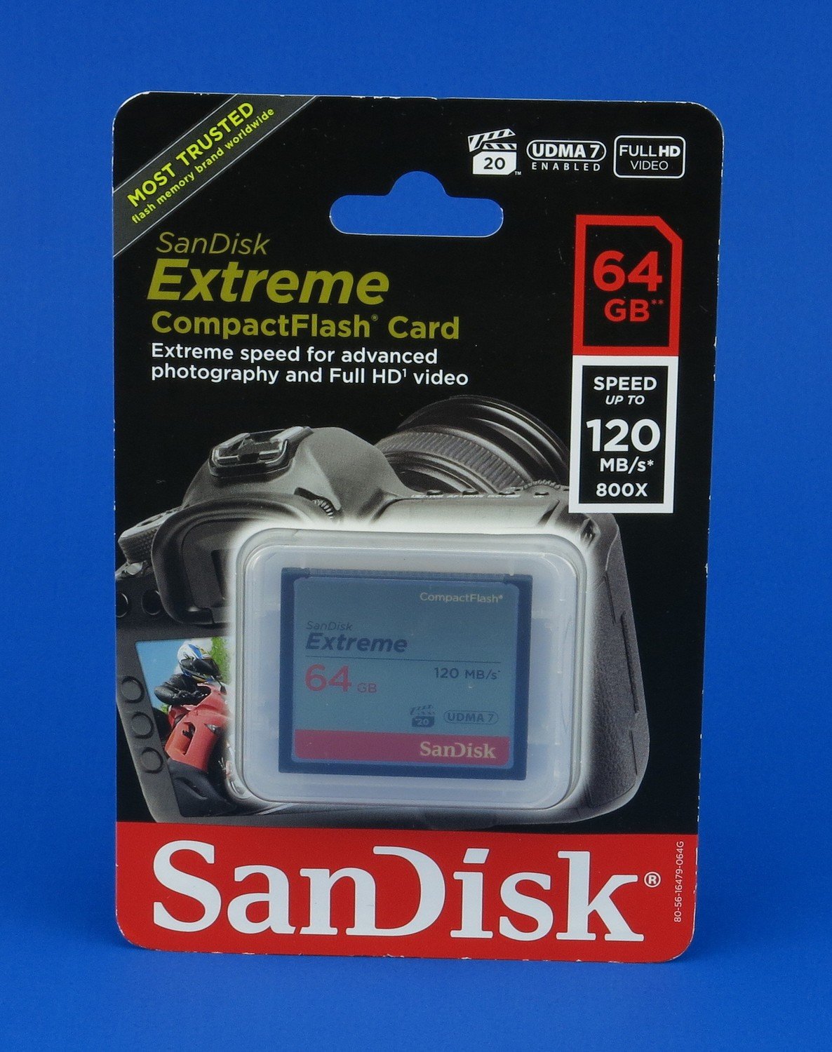 SanDisk Extreme Tarjeta de memoria CompactFlash – 64 GB