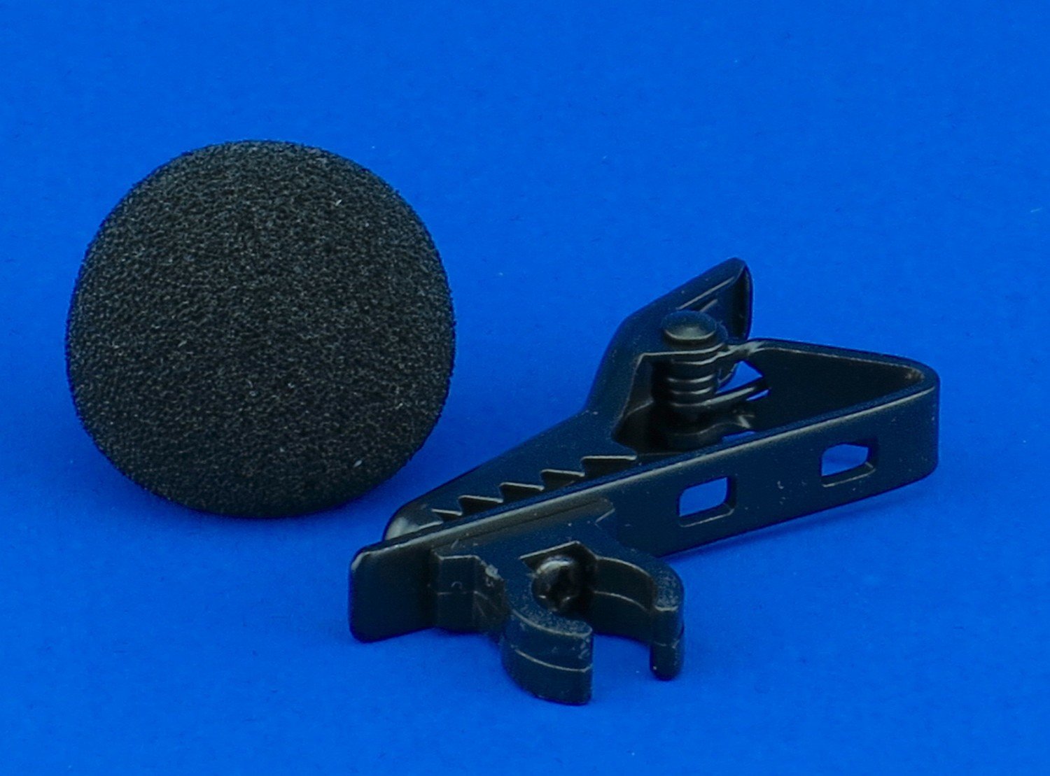 Set: esponja + clip metálico para microfono lavalier