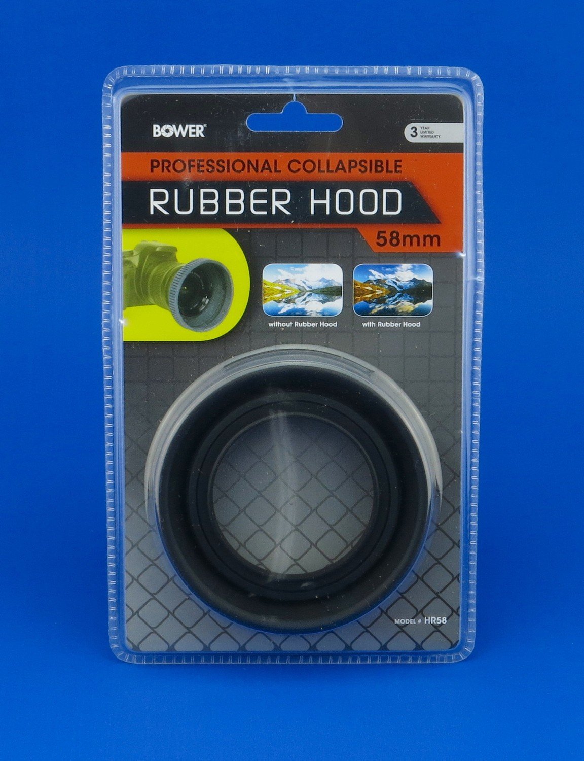 Bower Rubber Hood 58mm