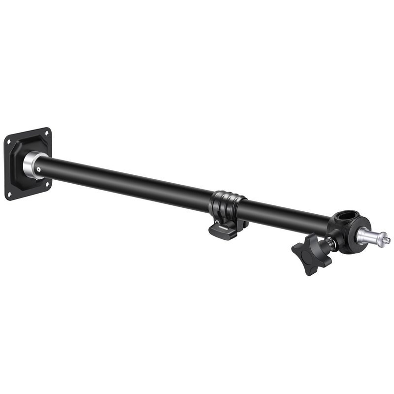 Neewer Wall Mounting Boom Arm 15-23.6 inches/38-60 centimeters Adjustable Length with 1/4 inch to 3/8 inch Universal Adapter for Photo Studio Video Light, Monolights Photography