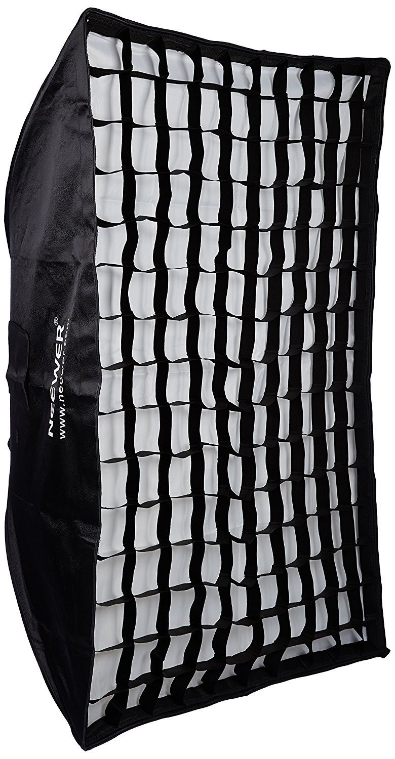 Neewer Softbox con rejilla, montura Bowens 80 x 120 cm/31,5 en x 47,2