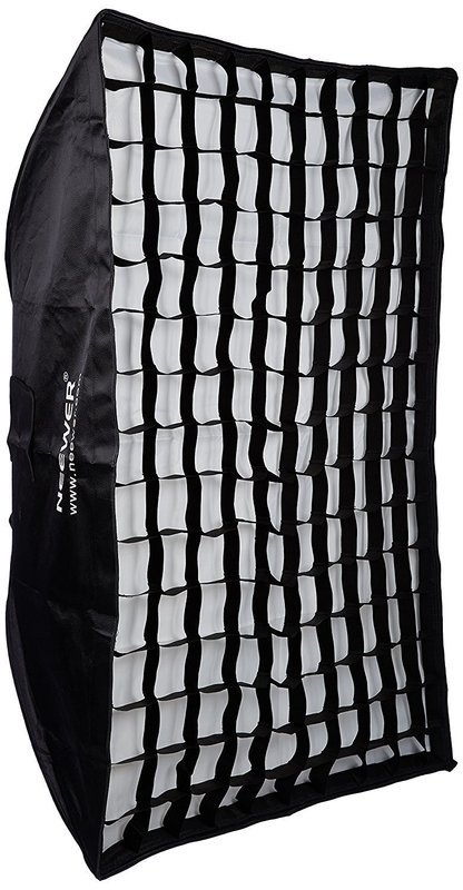 Neewer Softbox con rejilla, montura Bowens 80 x 120 cm/31,5 en x 47,2