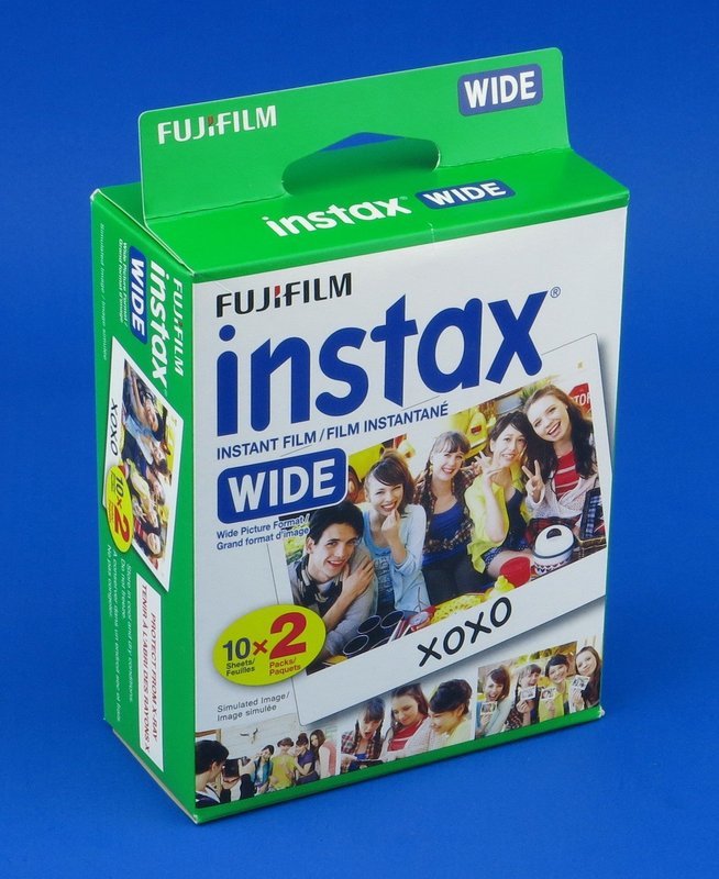 Fujifilm Instax Wide películas instantáneas para Fuji Instax Wide  20 unidades ( foto)