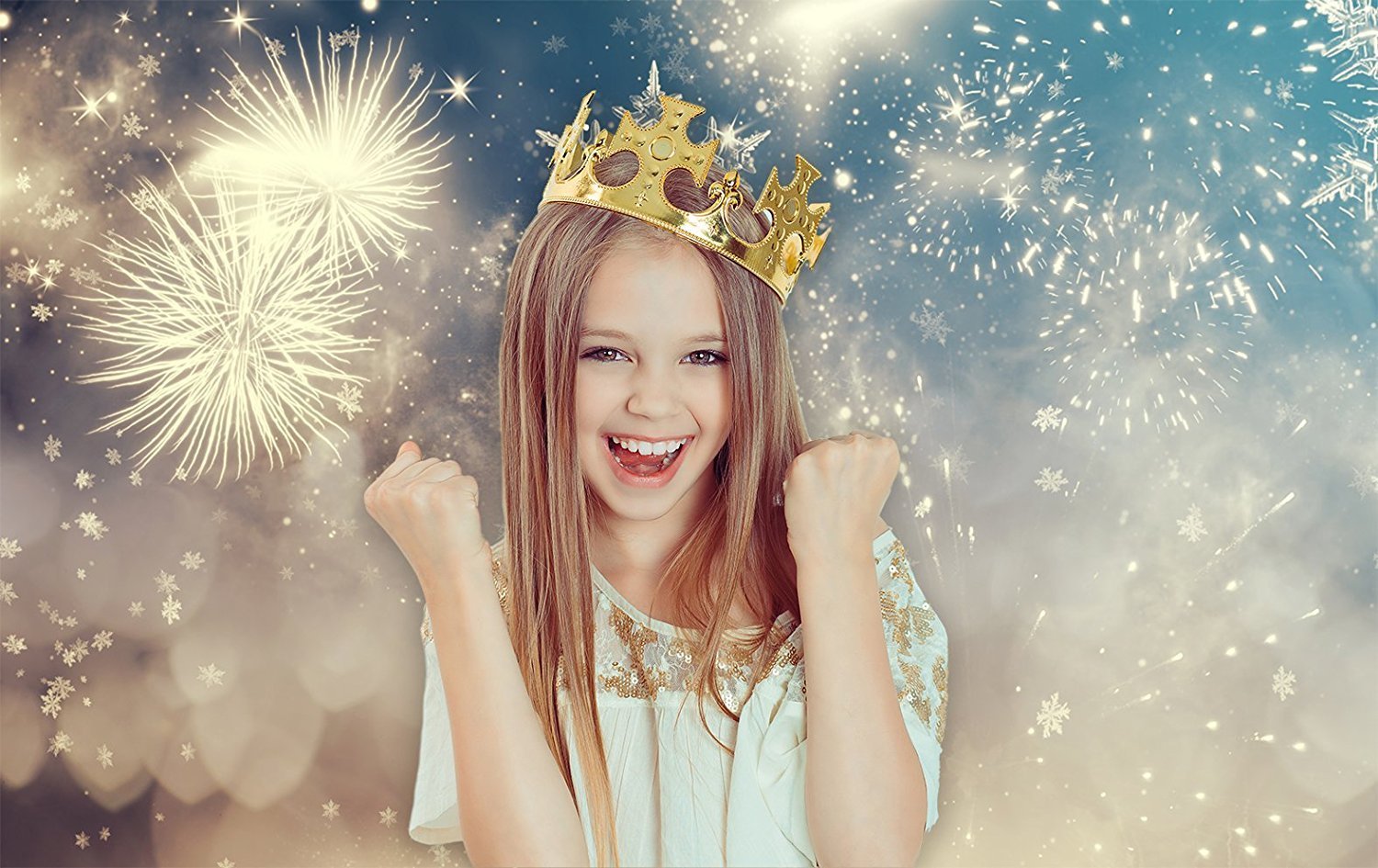 Brilliant Fireworks Backgrounds For Photography (5&#39;x7&#39;, 1.6m x 2.1m )